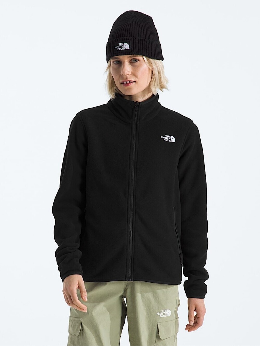 The North Face Women’s Glacier Fleece Jacket, Color TNF Black Size M
